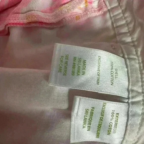 Lilly Pulitzer Callahan Shorts Pink Orange Floral Print Women's Size 00 - Picture 5 of 7